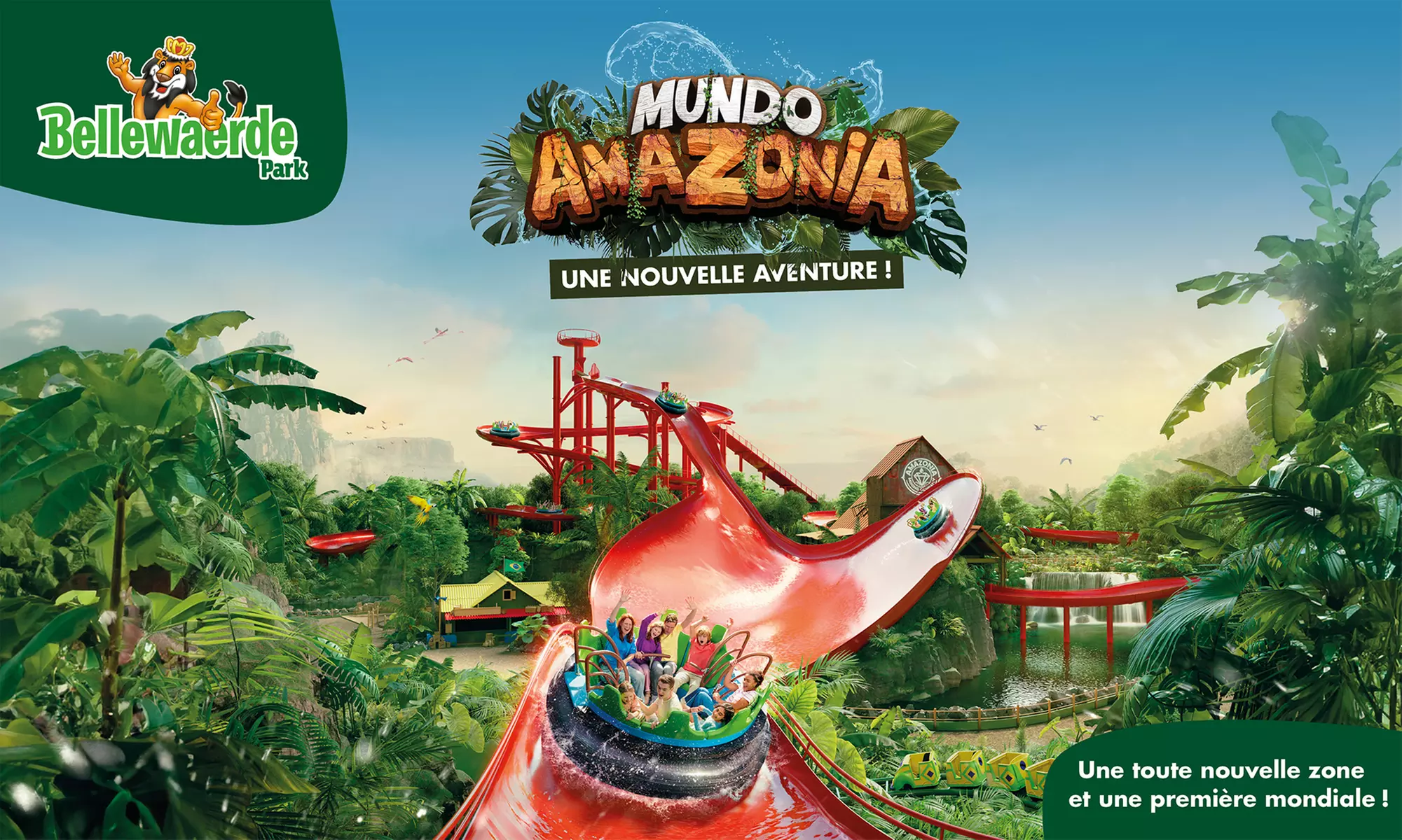 Faites le plein d'adrénaline : billet adulte ou enfant pour le Bellewaerde Park, valable du 1er avril au 31 mai 2024 - Primary Image