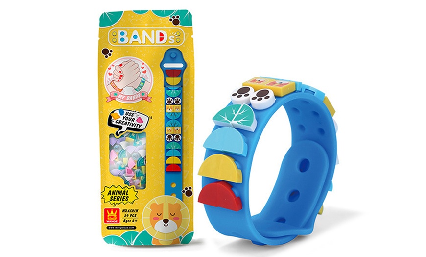 Image 4: DIY Dots Cartoon Building Blocks Bracelets