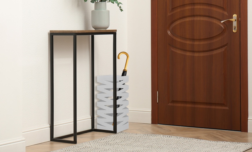 Image 33: Portaombrello in metallo moderno