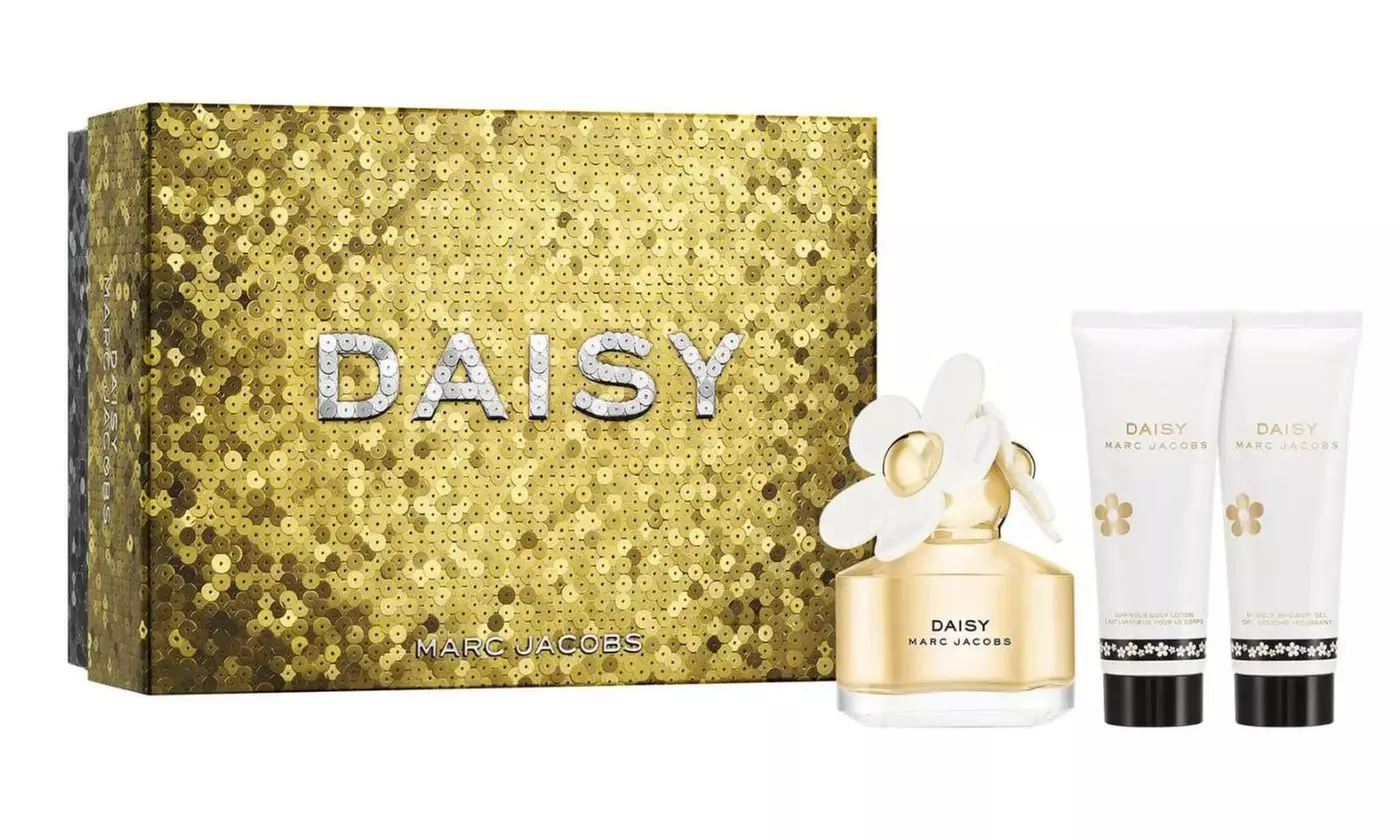 Marc Jacobs Daisy EDT 50ml, Body Lotion 75ml and Shower Gel 75ml Set