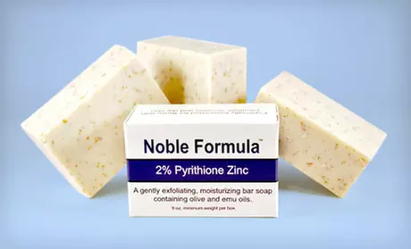 $15 for a Three-Pack of Noble Formula 2% Pyrithione-Zinc Bar Soap ($38.97 List Price) - Primary Image