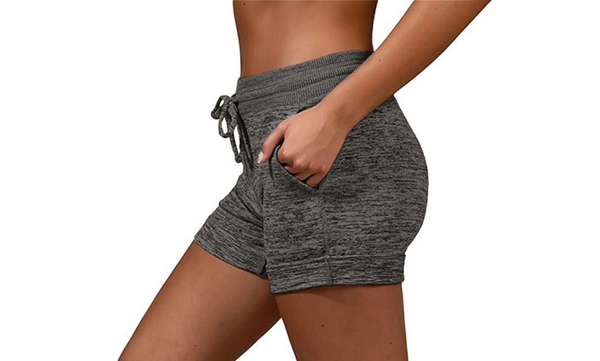 Image 7: Women's Stretchy Fitness Shorts