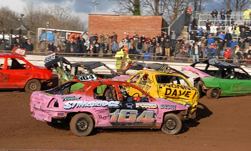 Image 1: Banger Racing Tickets For Two