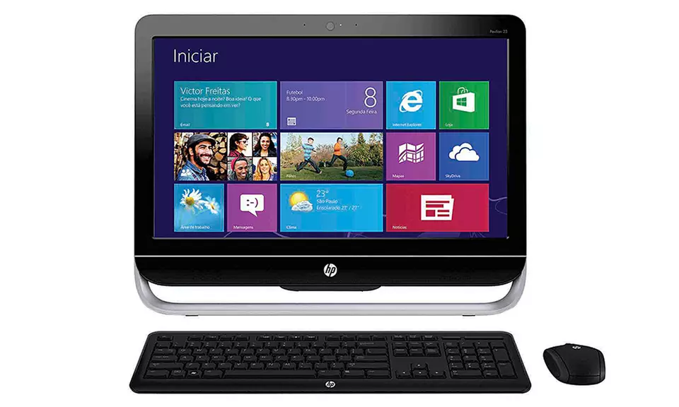 1TB HP Pavilion 23" All-in-One Desktop Computer with Intel Pentium Processor and 4GB RAM (Manufacturer Refurbished) - Second Medium