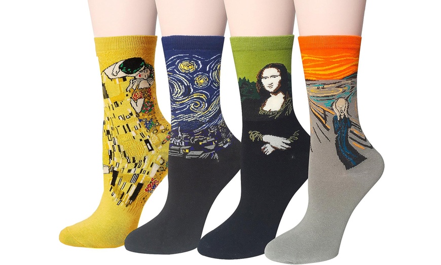 Image 1: Unisex Artwork Socks