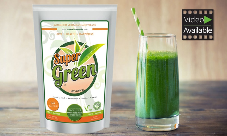 Image 1: 30-Day Super Green Shake Kit