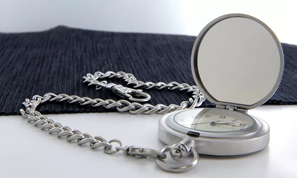 Personalized Pocket Watch with Removable Chain from Monogram Online - Second Medium