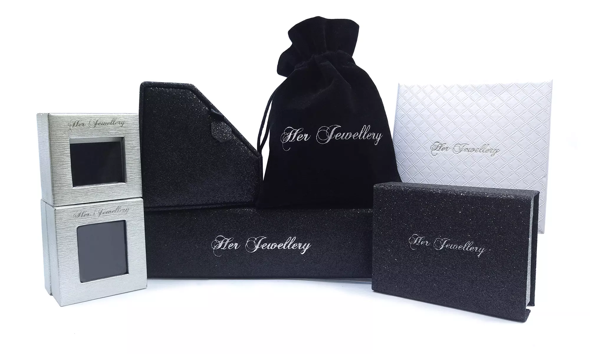 Damen-Doppelring „True Love“, verziert mit Kristallen von Swarovski®, in Silber-Roségold und in der Größe nach Wahl - Second Medium