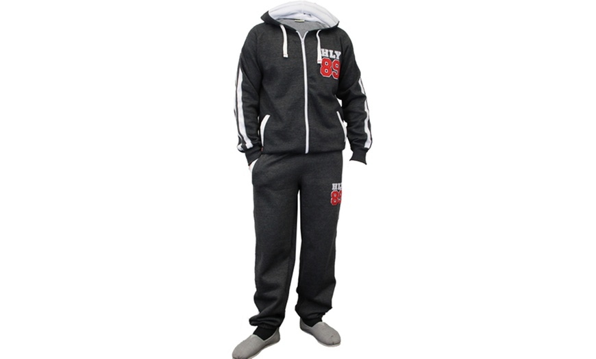 Image 15: Men's Two-Piece Tracksuit Set