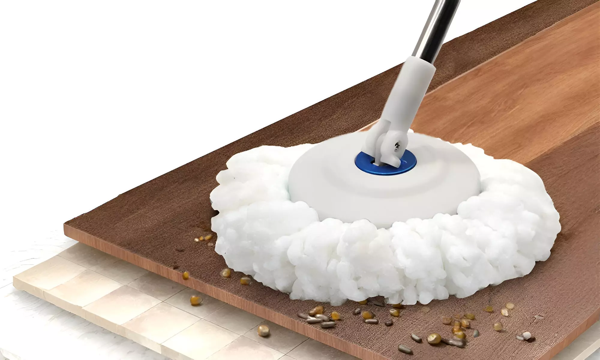 Fregona de microfibra con rotación 360 y cubo con centrifugado