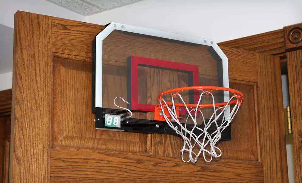 $20 for a Triumph Sports Over-the-Door Basketball Hoop ($24.99 List Price). Free Shipping and Free Returns. - Primary Image