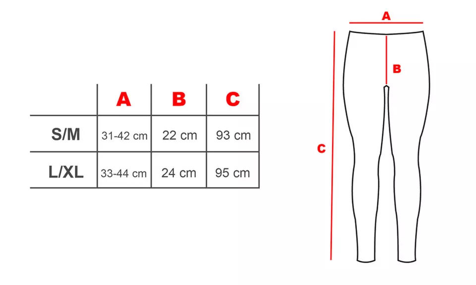 Lot de 5 leggings en polaire - Second Medium