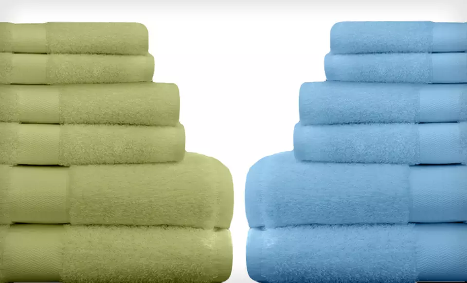 $22 for a Luxury Egyptian-Cotton Dobby Towel Set ($80 List Price). Three Colors Available. Free Shipping. - Second Medium