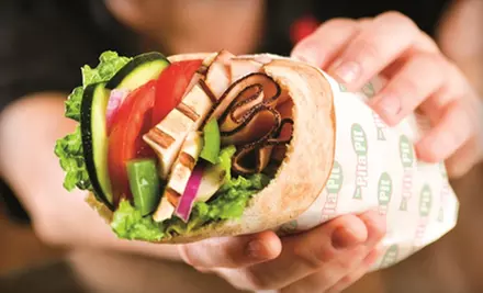 $7 for $14 Worth of Pita Sandwiches, Salads, and Drinks at Pita Pit - Primary Image