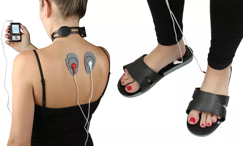 PCH Digital Pulse Massager Plus Unit with Shoe, Belt, or Neck Combo - Primary Image