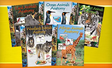 $20 for the Animal-Anatomy Set with Seven Books, Stickers, and Poster from "Zoobooks" ($60 Value) - Primary Image