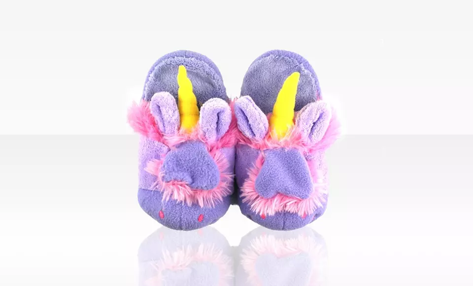 Stompeez Children's Unicorn Slippers - Second Medium