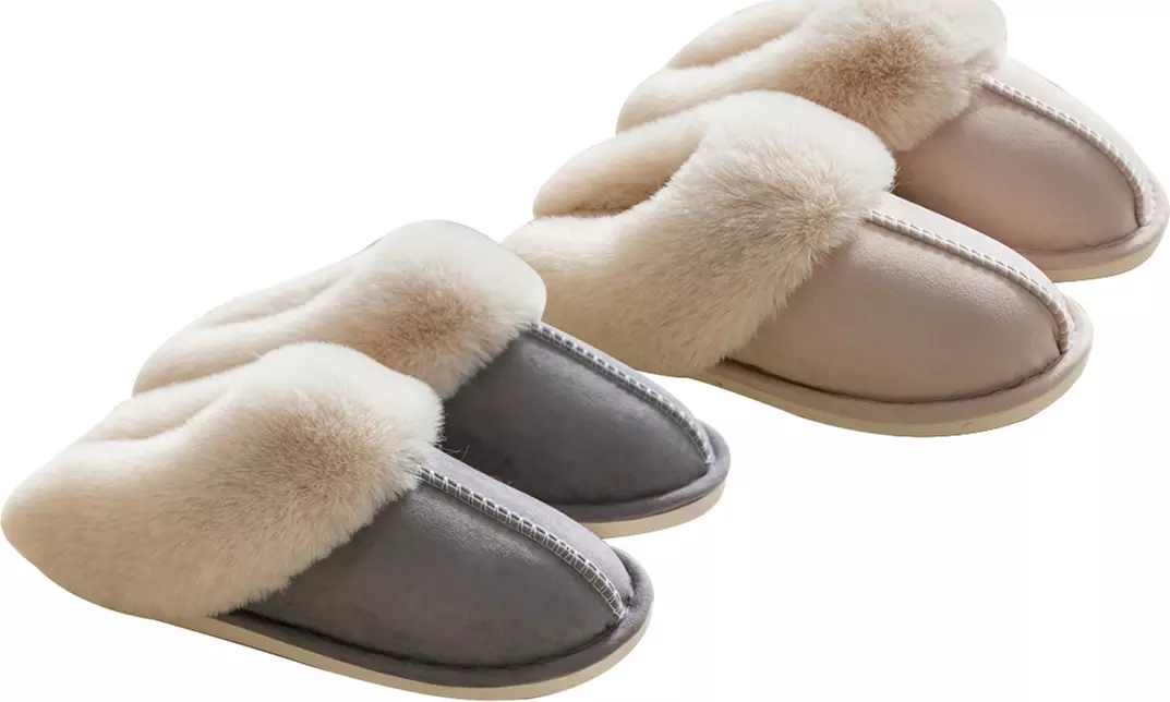 Chaussons en fausse fourrure pour femmes - Primary Image