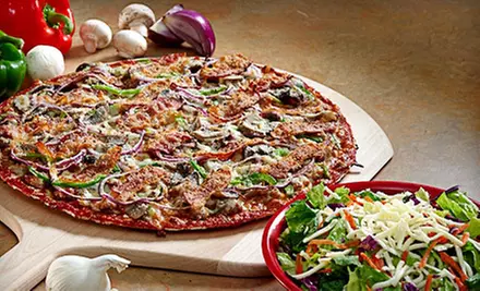 $20 for a Pizza Meal with Toasted Ravioli, Provel Cheese Bites, and House Salad for Two at Imo's Pizza ($40.50 Value) - Primary Image