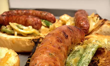 Five or Ten Gourmet Sausages from Haute Sausage Food Truck (Half Off) - Primary Image