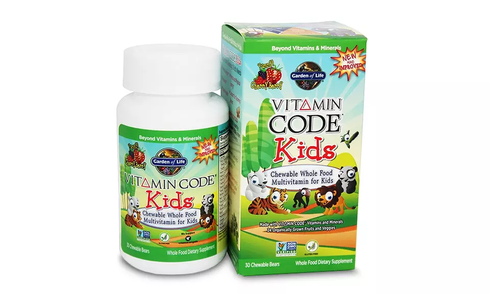 Garden of Life Vitamin Code Kids Multivitamin (30 Chewable Bears) - Primary Image