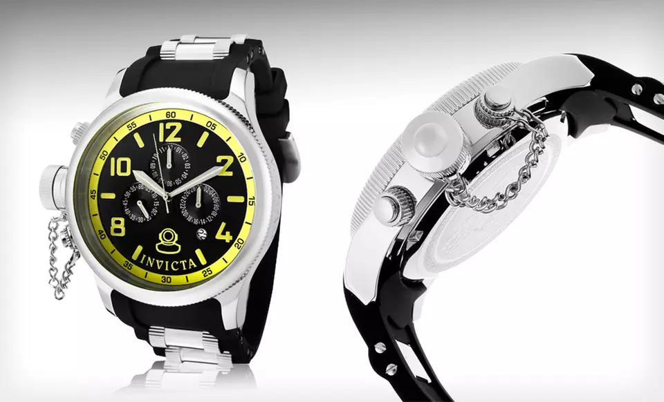 $69.99 for an Invicta Men’s Russian Diver Multi-Function Chronograph Watch ($595 List Price). Free Shipping and Returns. - Second Medium