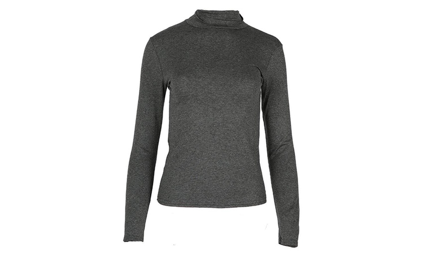 Image 3: 2-Pack of Ladies' Roll Neck Tops