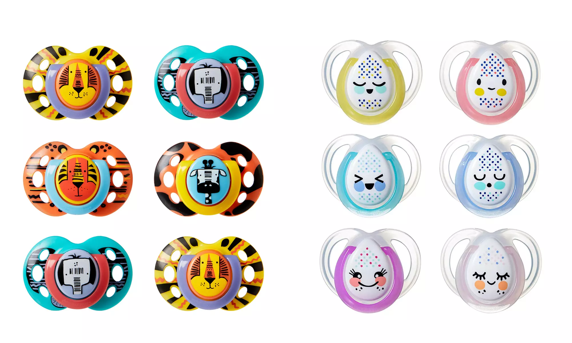 Lot de 6 Sucettes Tommee Tippee, 0-36 mois - Primary Image