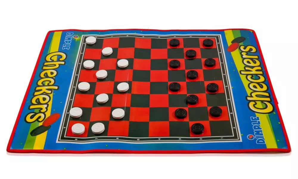 Dimple Life-Size Checkers and Snakes & Ladders Games - Second Medium