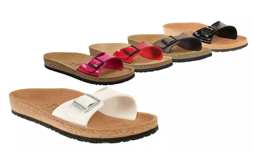 Ladies' Birkenstock Relax 100 Footbed One Strap Sandals in Choice of Nine Colours for £29.99 (25% Off) - Primary Image