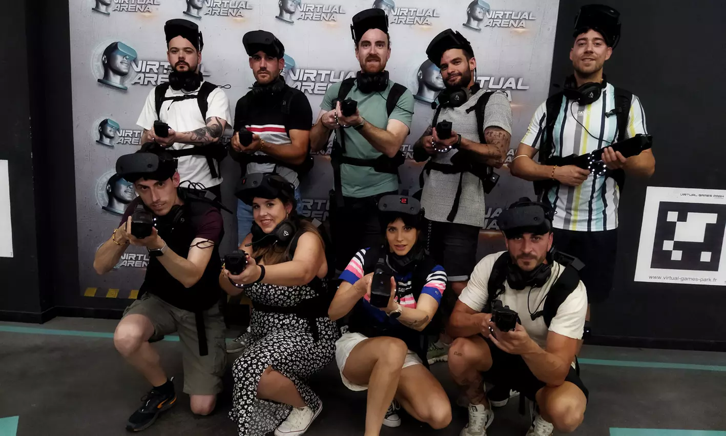 ☢ Juego de realidad virtual para 2 o 4 personas en Virtual Arena