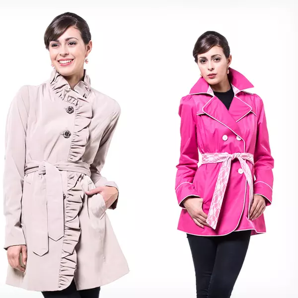 Betsy Johnson Pink orders trench jacket