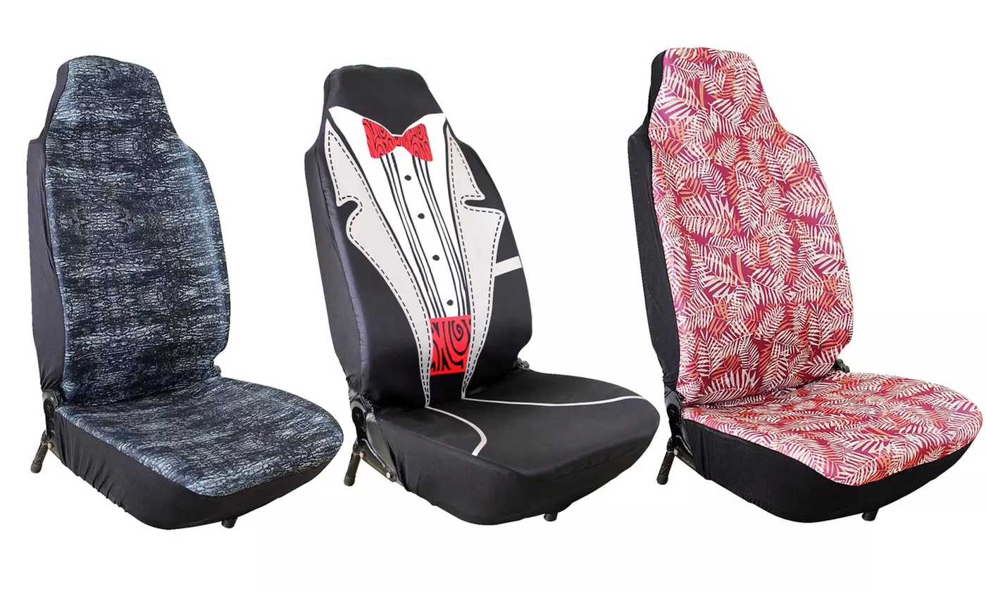 2-Pack Patterned Car Seat Covers - Primary Image
