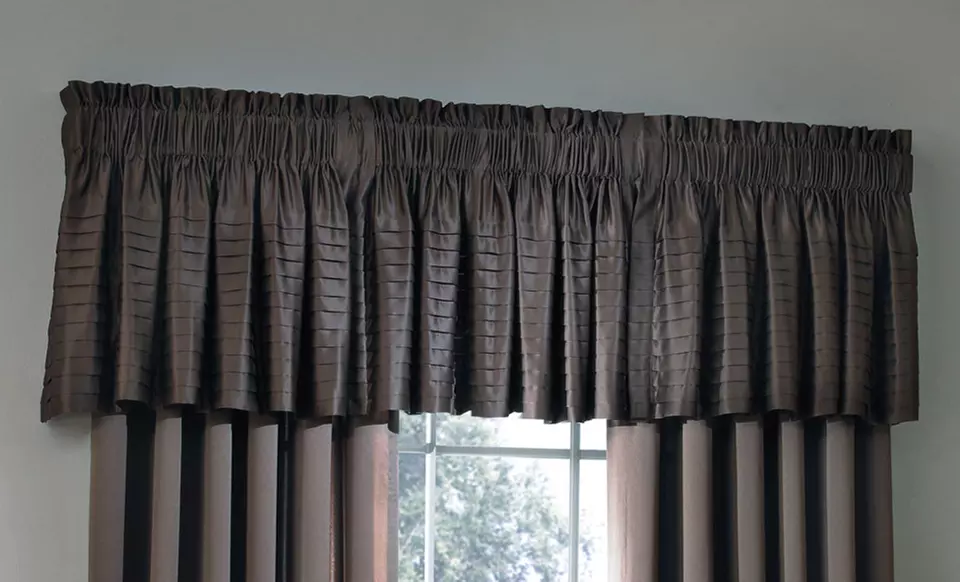 Set of Two Veratex Drapery Panels or Valances (Up to 69% Off). 4 Styles Available. Free Returns. - Second Medium