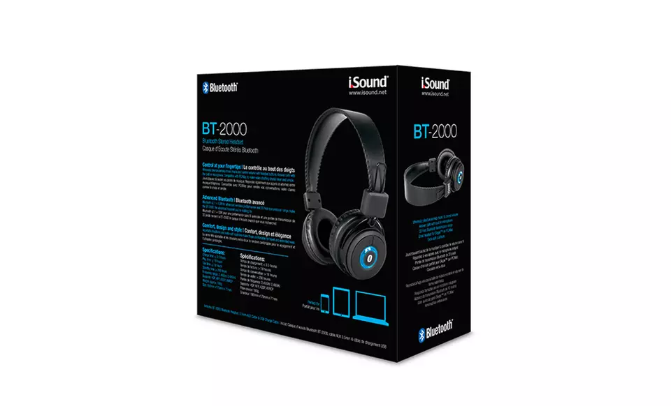 iSound BT-2000 Wireless Bluetooth Stereo Headphones - Second Medium