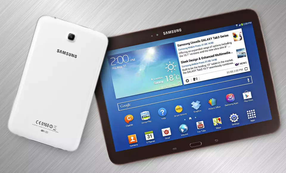 Samsung Galaxy Tab 3 7.0, 8.0, or 10.1 in Brown or White (Refurbished) (Up to 25% Off). Free Shipping and Returns. - Primary Image