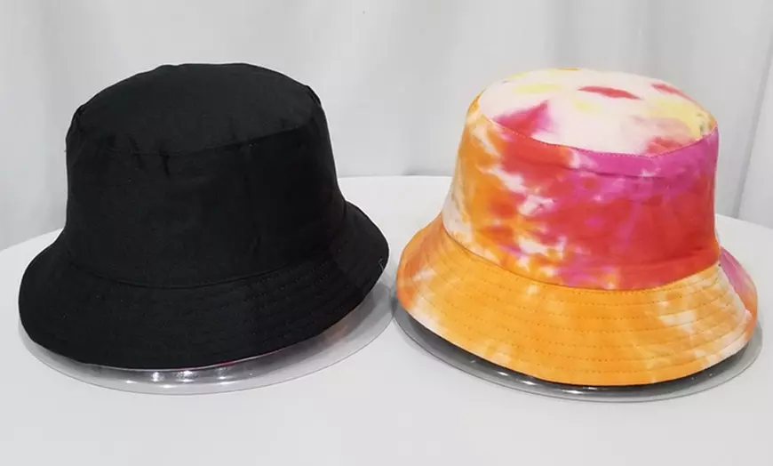 Image 5: Tie-Dye Reversible Bucket Hat