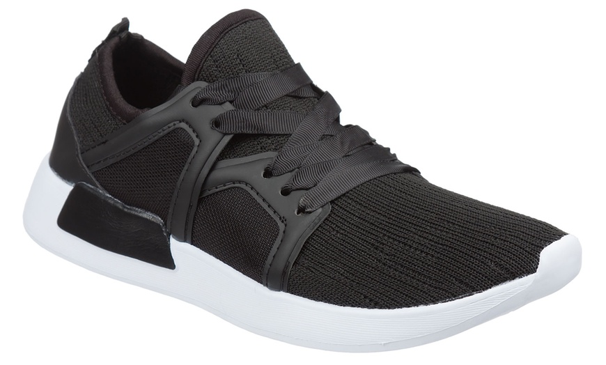 Image 1: Women's Black Trainers