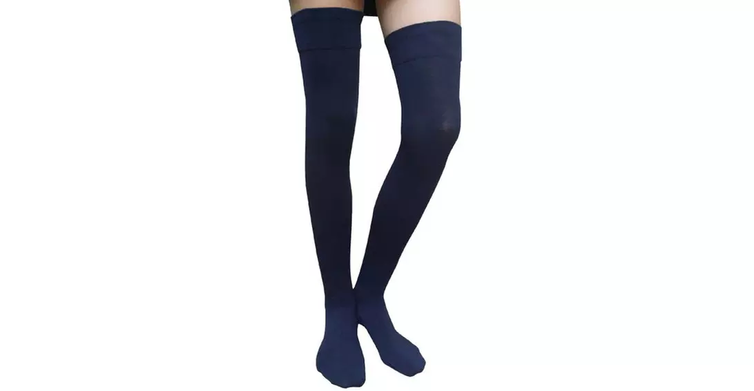 Over-the-Knee Cotton Compression Socks - Second Medium