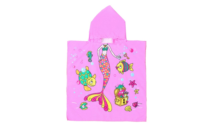 Image 15: Kids Novelty Hooded Swim Towel