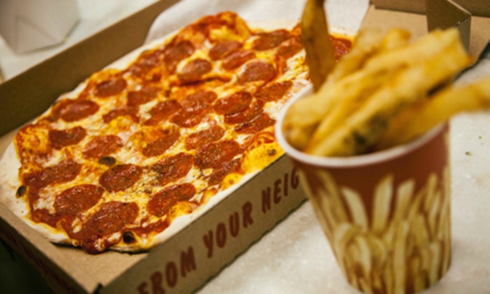 New York Pizza Fries And Soda Brothers Pies N Fries Groupon