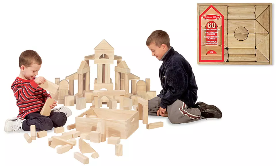 Melissa & Doug Standard Unit Block Set (60-Piece) - Primary Image