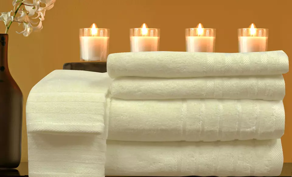 $35 for a Spa Collection Six-Piece Towel Set ($120 List Price). Five Colors Available. Free Shipping and Free Returns. - Second Medium