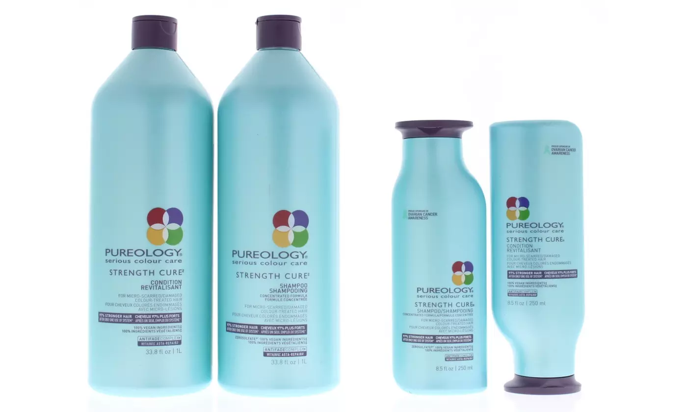 Pureology Strength Cure Shampoo, Conditioner, or Duo (8.5 or 33.8 Fl. Oz.) - Primary Image