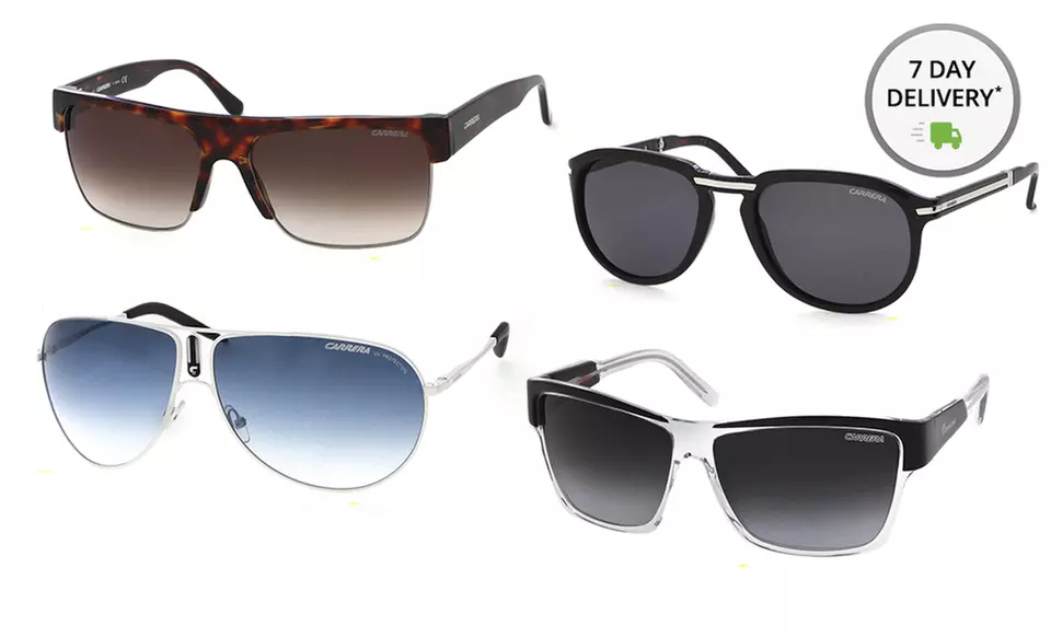 Carrera Men's and Women's Sunglasses. Multiple Styles Available from $59.99-$89.99. Free Returns. - Primary Image