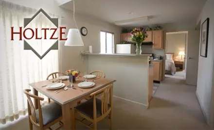 $69 for a Stay in a Luxury One-Bedroom Suite with Breakfast for Two at Holtze Executive Village in Overland Park ($139 Value) - Primary Image