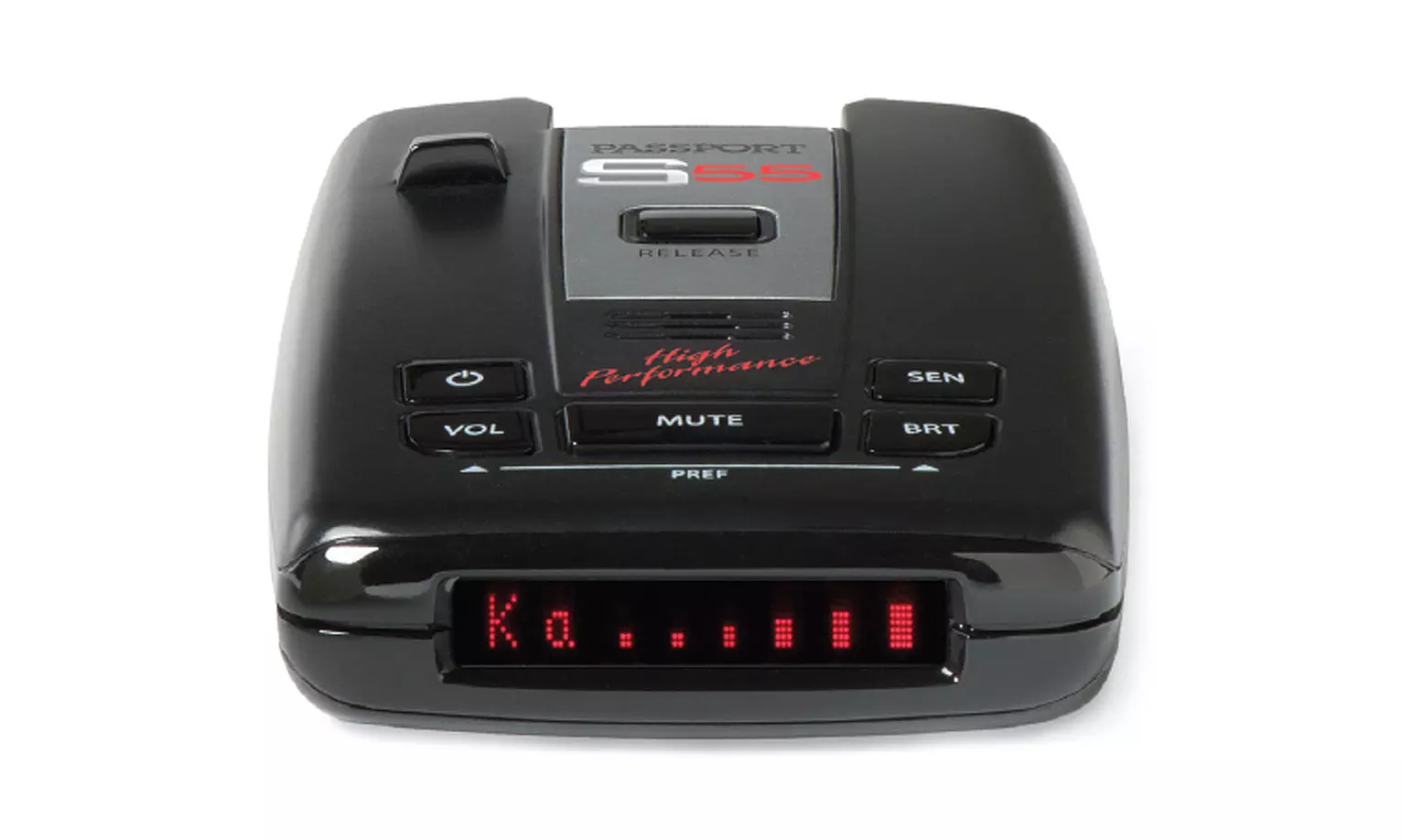 Escort Passport S55 High-Performance Pro Radar and Laser Detector with DSP (High-Intensity Red Display) - Primary Image