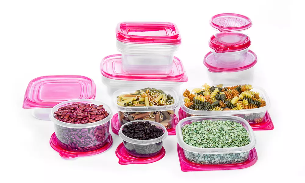Nesting Plastic Storage Container Set (34-Piece) - Primary Image