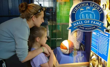 $42 for a One-Year Family Membership ($100 Value) or $15 for One-Year Individual Membership ($30 Value) to the Virginia Sports Hall of Fame & Museum - Primary Image