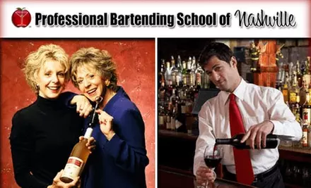 $25 for Wine Tasting with the Saucy Sisters at the Professional Bartending School of Nashville - Primary Image